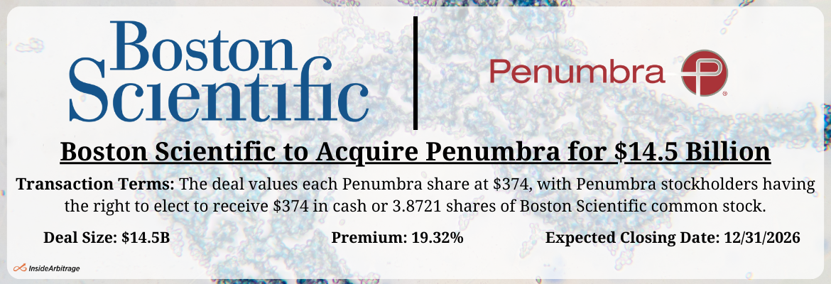 Boston Scientific - Penumbra Merger