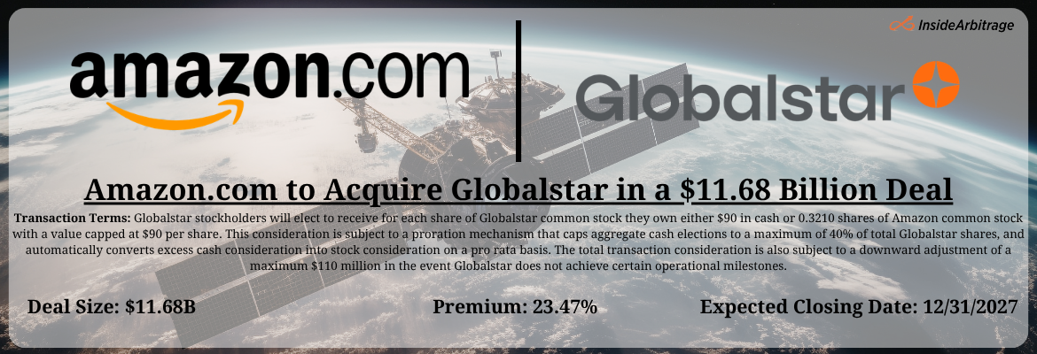 Amazon.com - Globalstar Merger