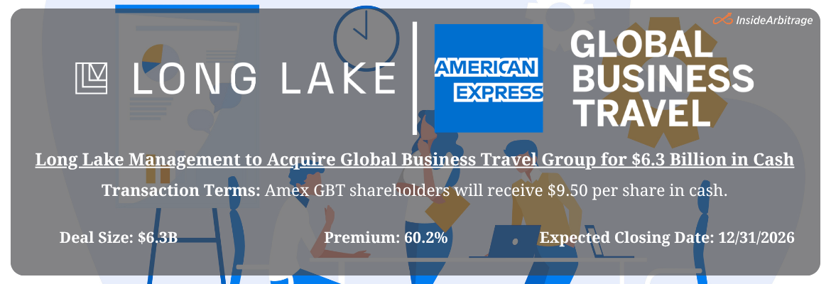 Long Lake Management - Global Business Travel Group Merger