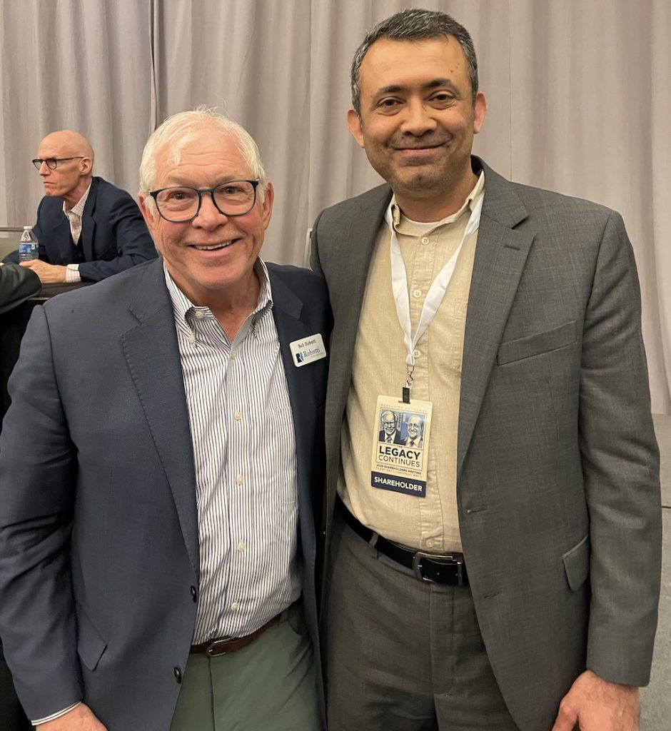 Asif Suria with Bob Robotti