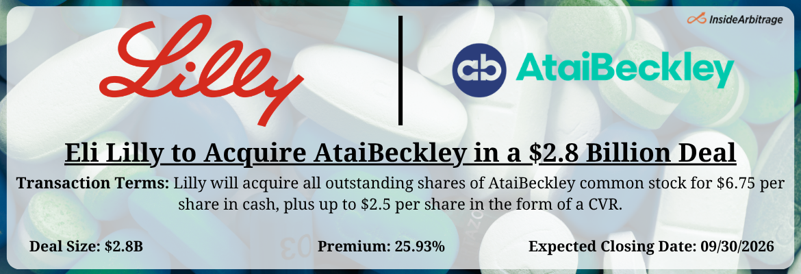 Eli Lilly - AtaiBeckley Merger