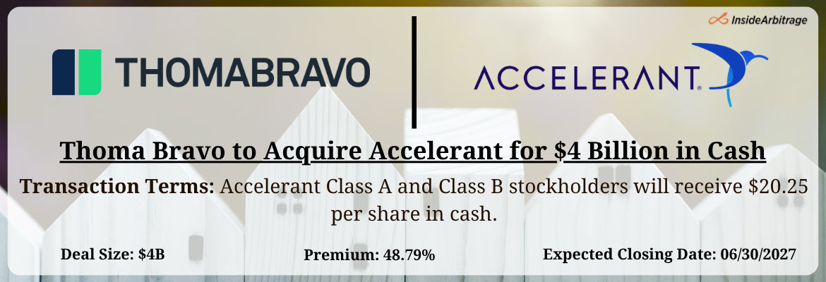 Thoma Bravo - Accelerant Merger