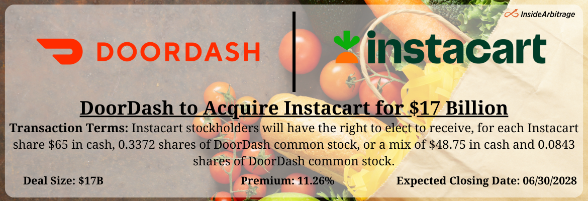 DoorDash - Instacart Merger