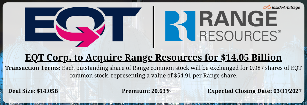EQT Corp. - Range Resources Merger