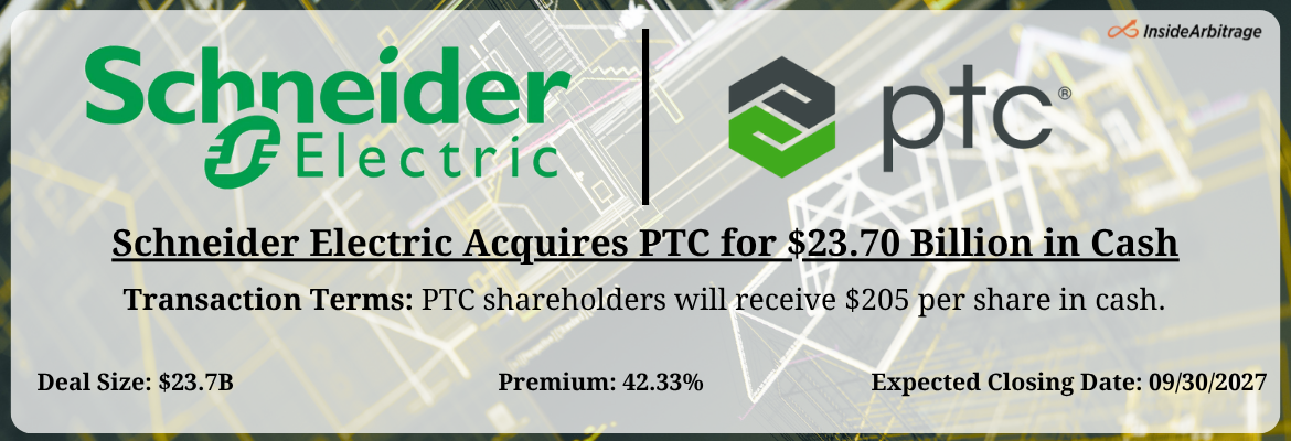 Schneider Electric - PTC Merger